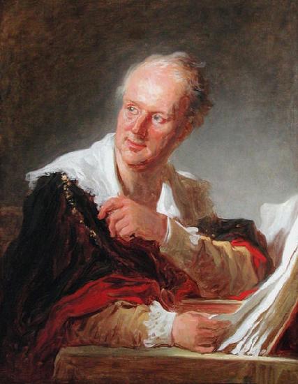Jean-Honore Fragonard Portrait of Denis Diderot France oil painting art